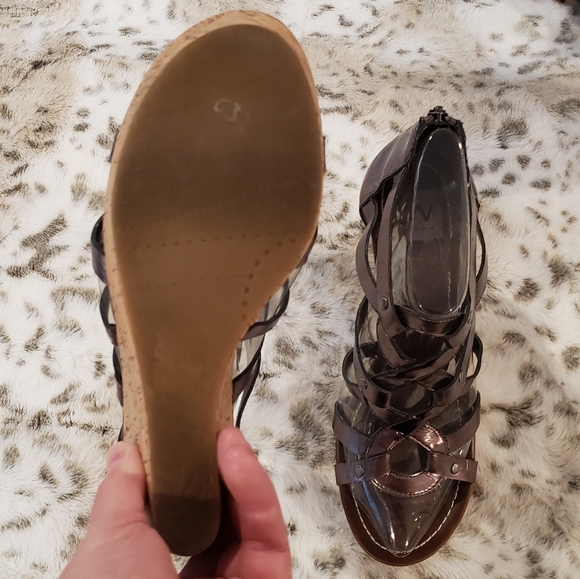 Gladiator Wedge Sandals - Picture 4 of 4